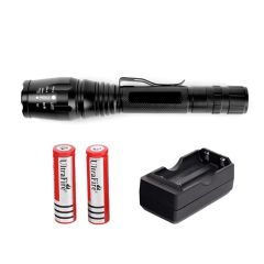 Single Sword Şarjlı Zoom'lu El Feneri - Ultra Parlak 3000 Lümen