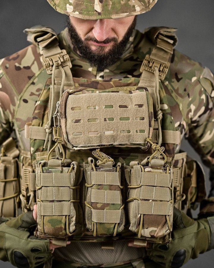 Single Sword Balistik Palaka Takılabilen Pratik Hücum Yeleği Kod-9 IŞIK MULTİCAM