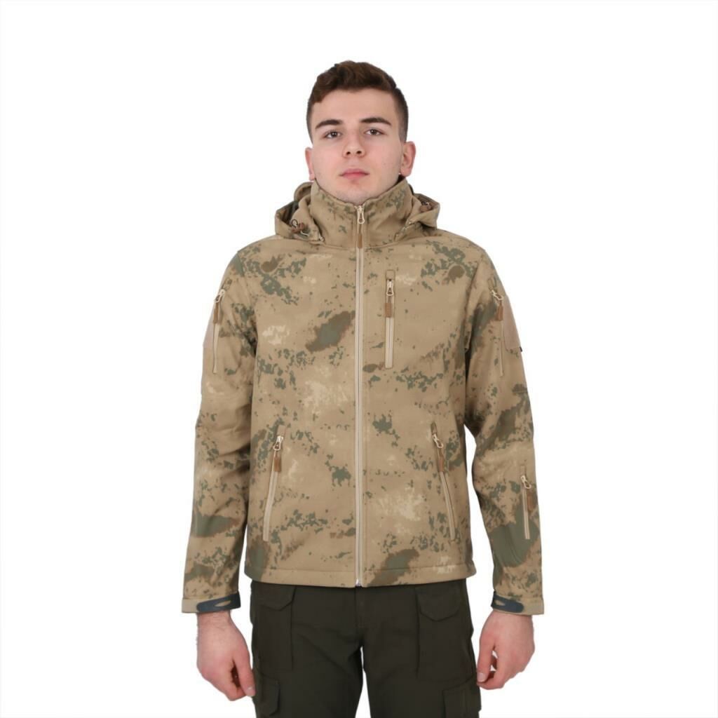Single Sword Su Geçirmez Outdoor Softshell Taktik Erkek Mont JAN - M