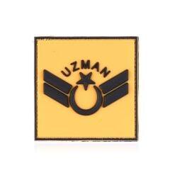 Single Sword Plastik Patch - Peç Uzman Rütbe UZM.ONB - UZM.ONB