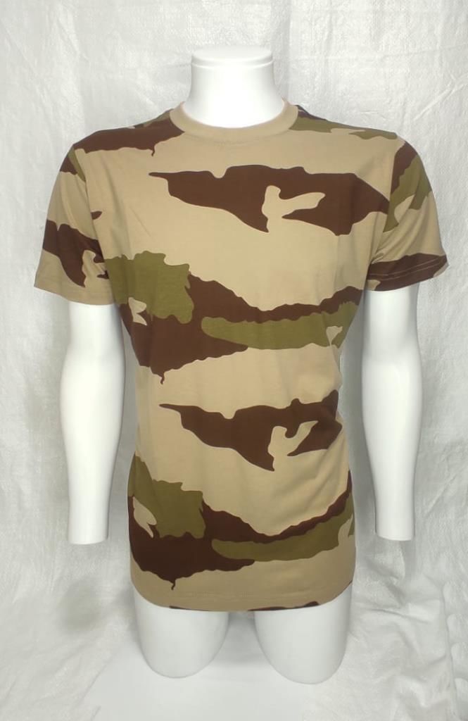 Single Sword Bisiklet Yaka Kısa Kollu Kamuflaj Erkek T-Shirt Ç.KAMUFLAJ - M