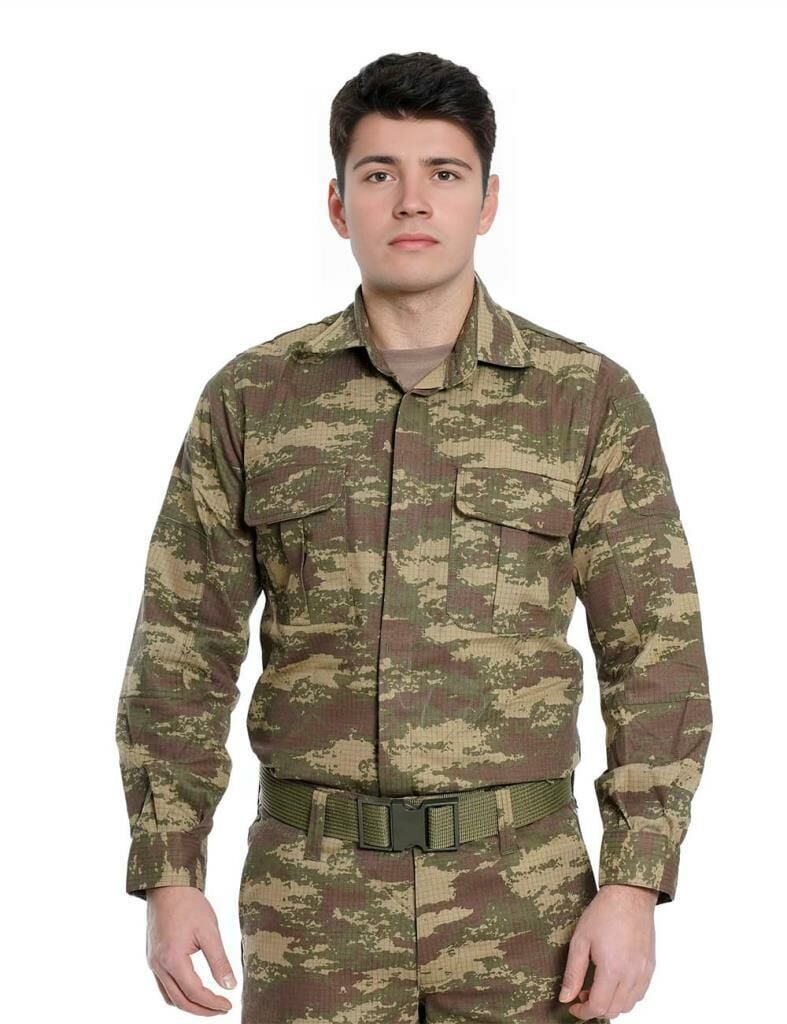 Single Sword Eski TSK Eğitim Gömleği – Dayanıklı Askeri Gömlek 54