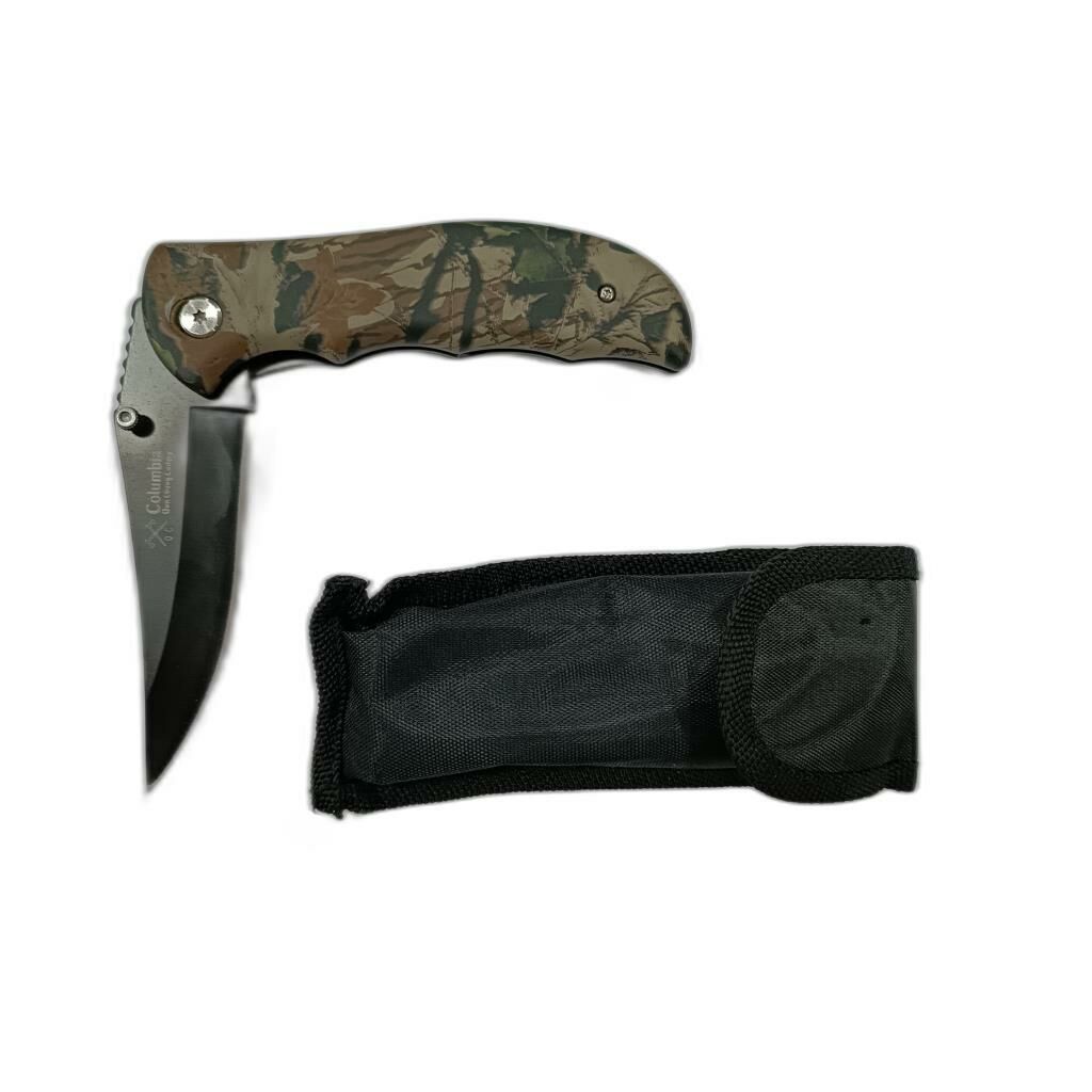 Çakı Columbia 01 Katlanır Çakı- Katlanabilir Av Bıçağı KAMUFLAJ