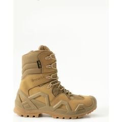 SS602 Su Geçirmez Fermuarlı/bağcıklı Taktik/outdoor Unisex Kışlık Askeri Uzun Bej Çöl Botu BEJ - 47