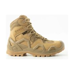 SS611 Su Geçirmez Bağcıklı Taktik Outdoor Unisex Kışlık Askeri Uzun Bej Çöl Botu BEJ - 45