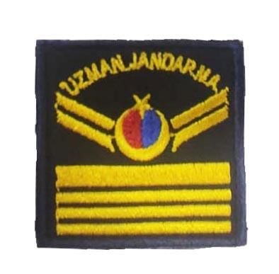 Mini Rütbe (Uzman Jandarma Yazılı Nakış) UZM.ÇVŞ.7