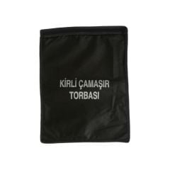 Single Sword Fermuarlı Bedelli & Acemi Asker Kirli Çamaşır Torbası, Siyah