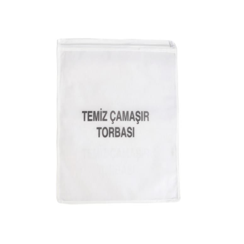Single Sword Fermuarlı Bedelli & Acemi Asker Temiz Çamaşır Torbası, Beyaz