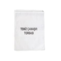 Single Sword Fermuarlı Bedelli & Acemi Asker Temiz Çamaşır Torbası, Beyaz
