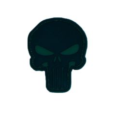 Single Sword Plastik Kurukafa Patch - Peç SİYAH