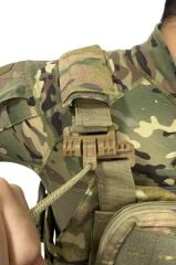 Single Sword Pratik Hücum Yeleği Kod-3 | Ön Çantalı, Kasık Korumalı, Sürgülü Tokalı  Taktik Yelek MULTİCAM