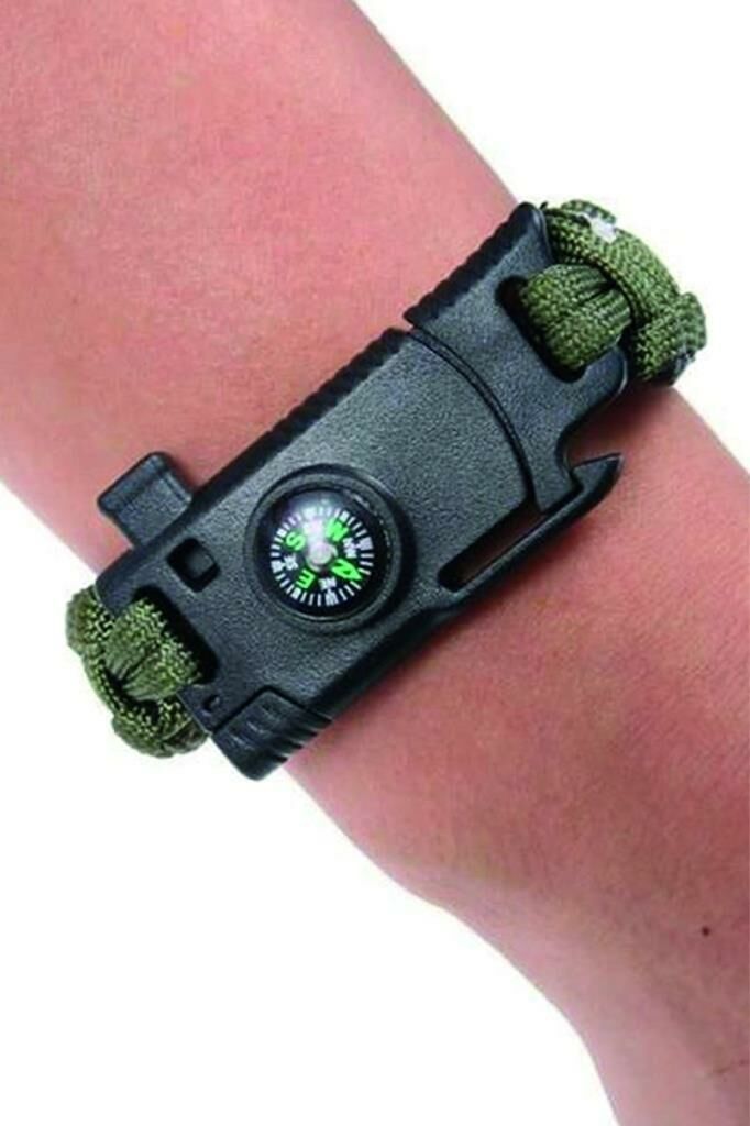 Single Sword Pusulalı Bıçaklı Parakort KAHVE