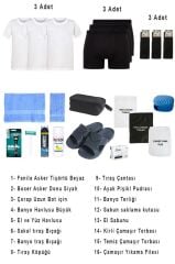 Single Sword 22 Parça Temel Acemi Bedelli Denizci Asker Seti 3 Lü iç Giyim