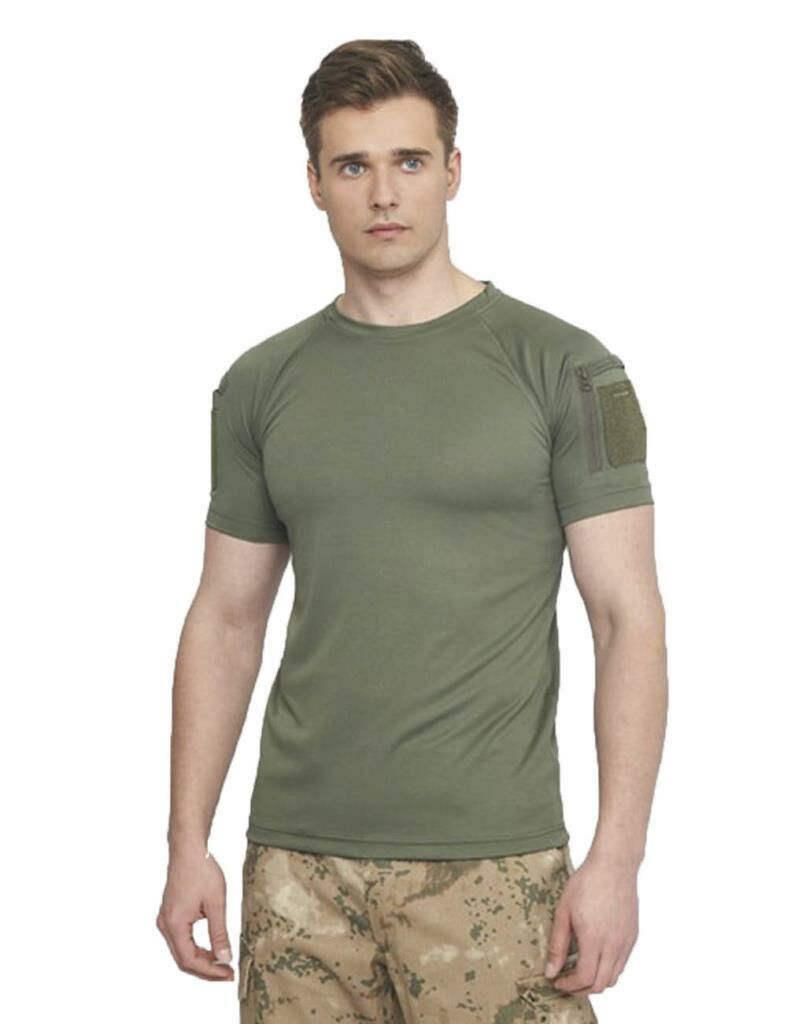 Single Sword SS Yakasıız Kısa Kol Tişört – LACOS Kumaş 2XL - K.BEJ