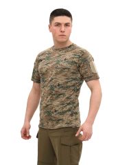 Single Sword Bisiklet Yaka Kısa Kol Taktik T-shirt PİKSEL - 2XL