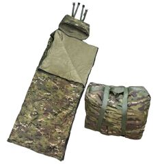 Single Sword Su Geçirmez Kamp&Çadır&Askeri Yazlık&Kışlık Çift Fermuarlı Uyku Tulumu +Taşıma Çantalı, 220x80 cm KAHVERENGİ