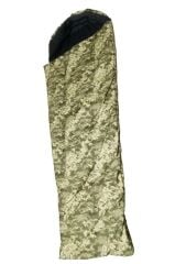 Single Sword Su Geçirmez Kamp&Çadır&Askeri Yazlık&Kışlık Çift Fermuarlı Uyku Tulumu +Taşıma Çantalı, 220x80 cm PİKSEL