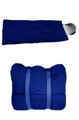 Single Sword Su Geçirmez Kamp&Çadır&Askeri Yazlık&Kışlık Çift Fermuarlı Uyku Tulumu +Taşıma Çantalı, 220x80 cm LACİVERT