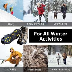 Bot Kar Paleti Ayakkabı Kar Paleti-Kar Patik Geçmeli Bot Kayma Önleyici