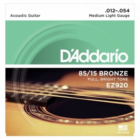 AKUSTİK GİTAR TEL SETİ, 85/15 BRONZE, MEDIUM LIGHT EZ920