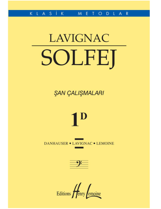 Lavignac Solfej Şan Çalışmaları 1D Küçük Boy