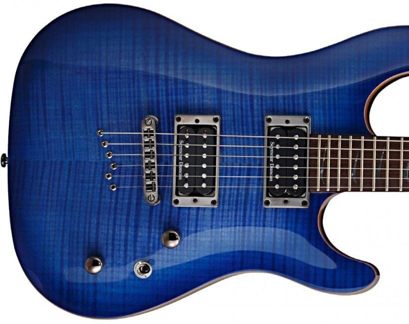 CORT Elektro Gitar, Custom, Mavi Burst