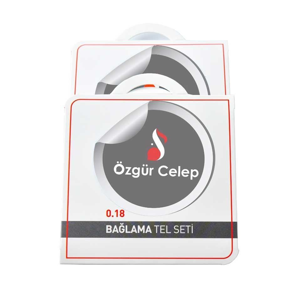 Özgür Celep Bağlama Tel seti 0.18 Kısa (Pyramid)