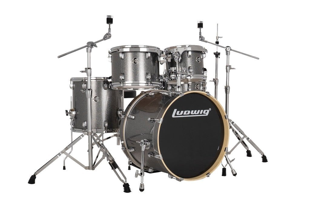 Ludwig Element Evolution LE520028 5 PC 20'' Platinum Sparkle Davul Seti