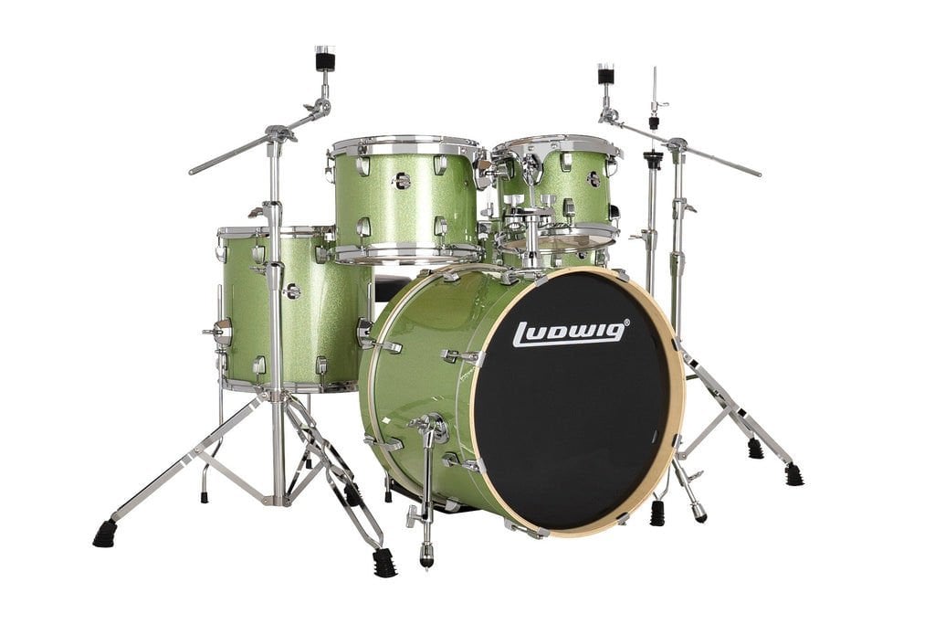 Ludwig Element Evolution LE520018 5 PC 20'' Mint Sparkle Davul Seti