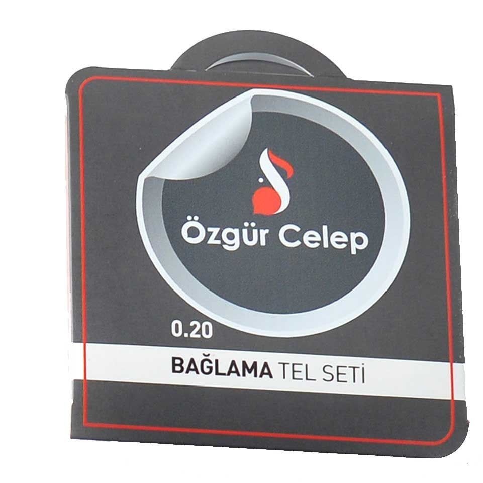 Özgür Celep Bağlama Tel seti 0.20 Uzun (Pyramid)