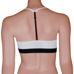 Kadın T-Back Bralet Beyaz