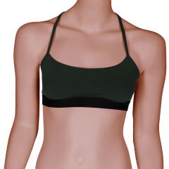 Kadın T-Back Bralet Haki