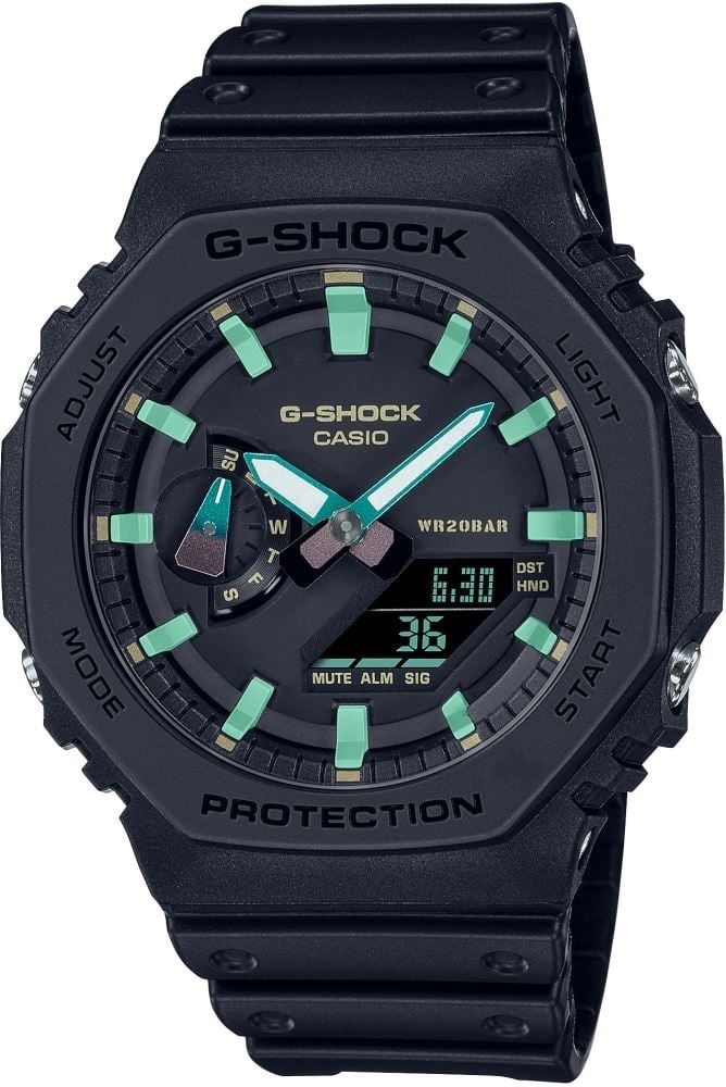 CASIO GA-2100RC-1ADR Analog & Dijital ERKEK KOL SAATİ