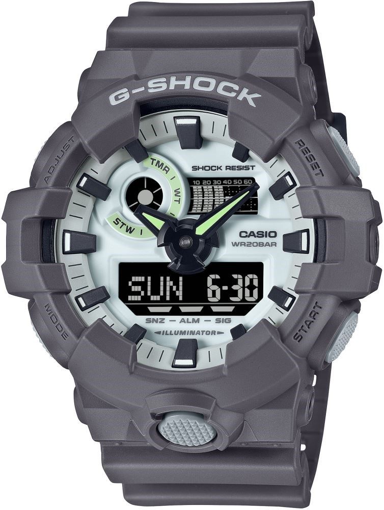 CASIO GA-700HD-8ADR Analog & Dijital ERKEK KOL SAATİ