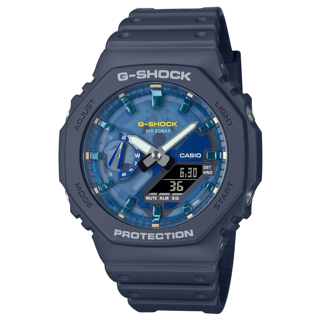CASIO GA-2100AS-2ADR Analog & Dijital ERKEK KOL SAATİ