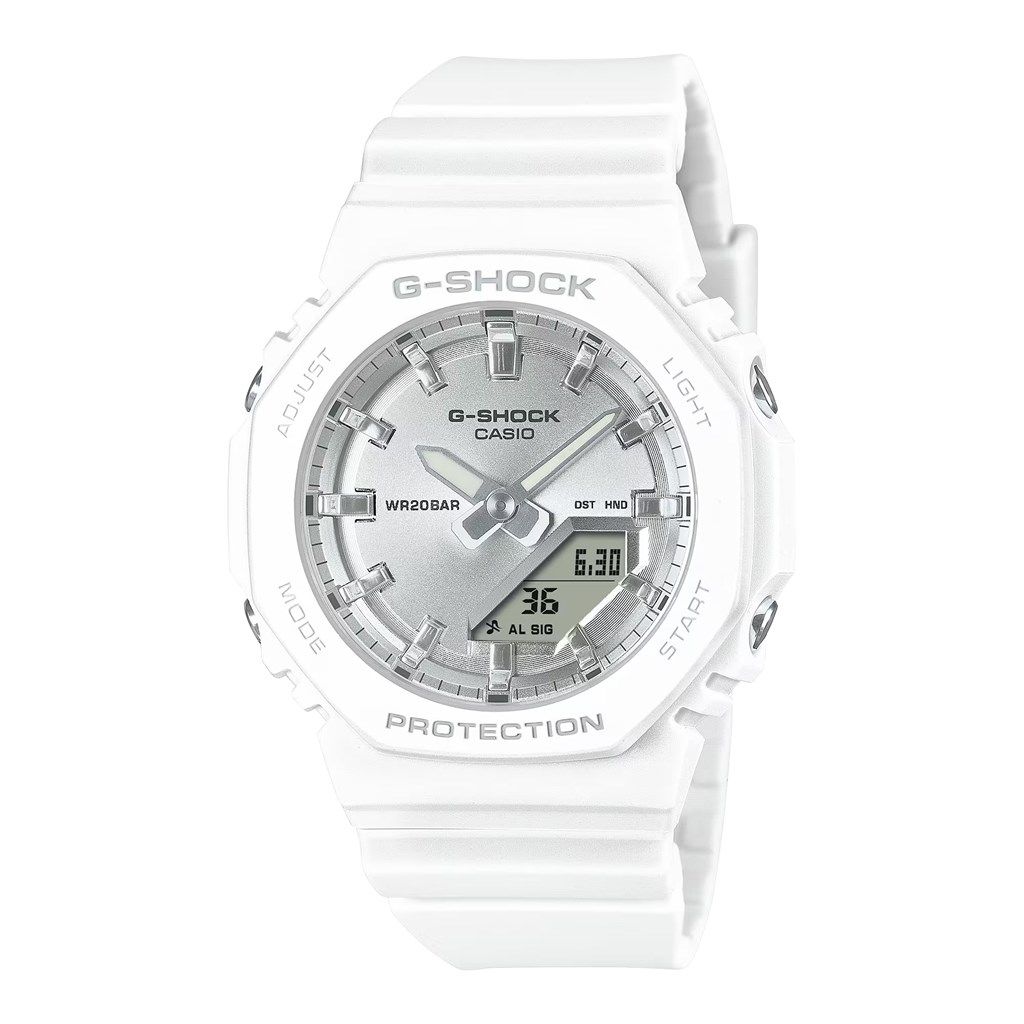 CASIO GMA-P2100VA-7ADR Analog & Dijital KADIN / KIZ KOL SAATİ