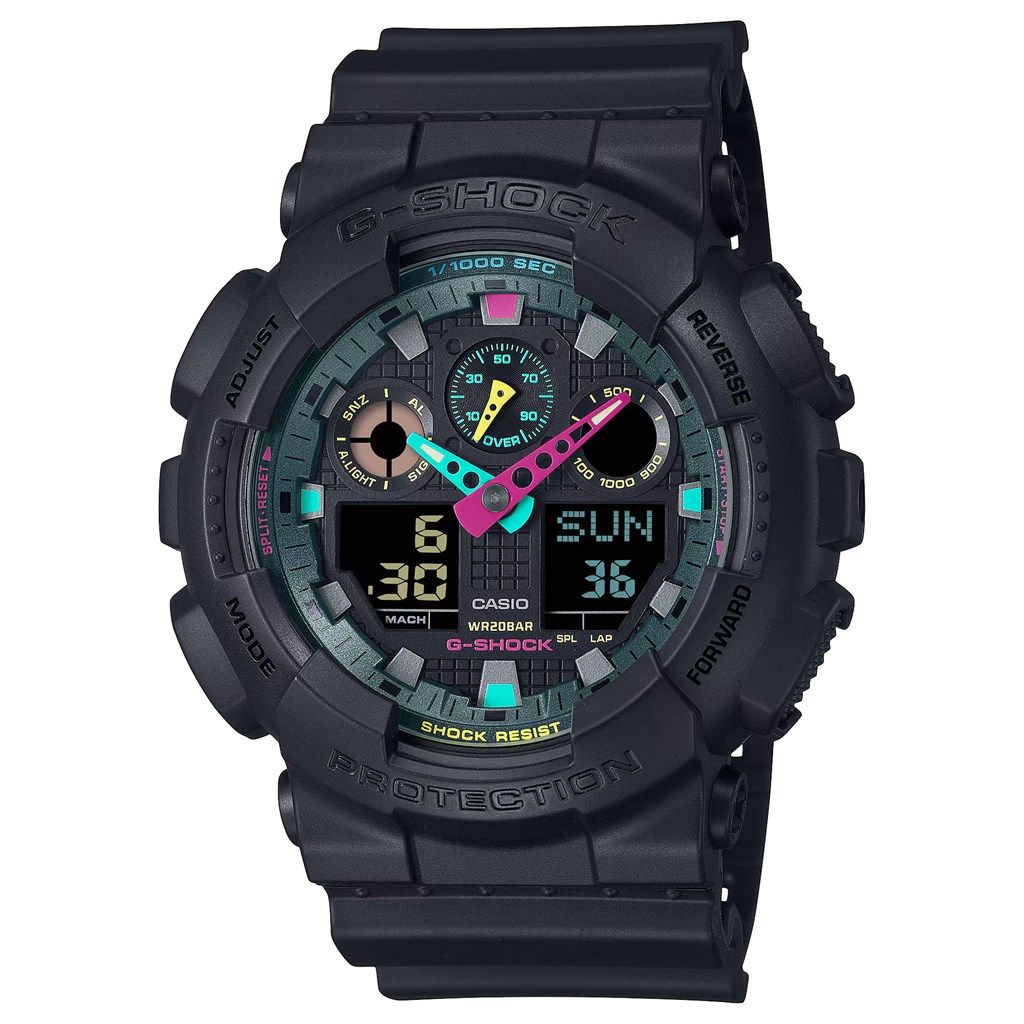 CASIO GA-100MF-1ADR Analog & Dijital ERKEK KOL SAATİ
