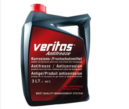 Antifriz Kırmızı 3 litre Veritos Auto Supra D tipi Organic 3 Litre