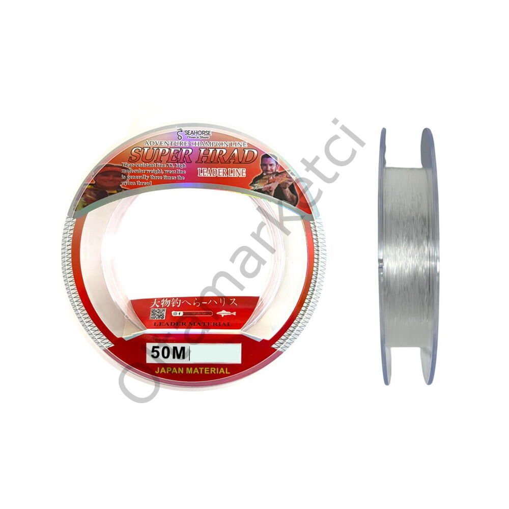 Sea Horse Super Hrad Leader Line 50mm 50 Mt Şeffaf