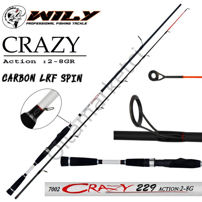 Wily Crazy 229 cm Lrf Kamışı 2-8 gr
