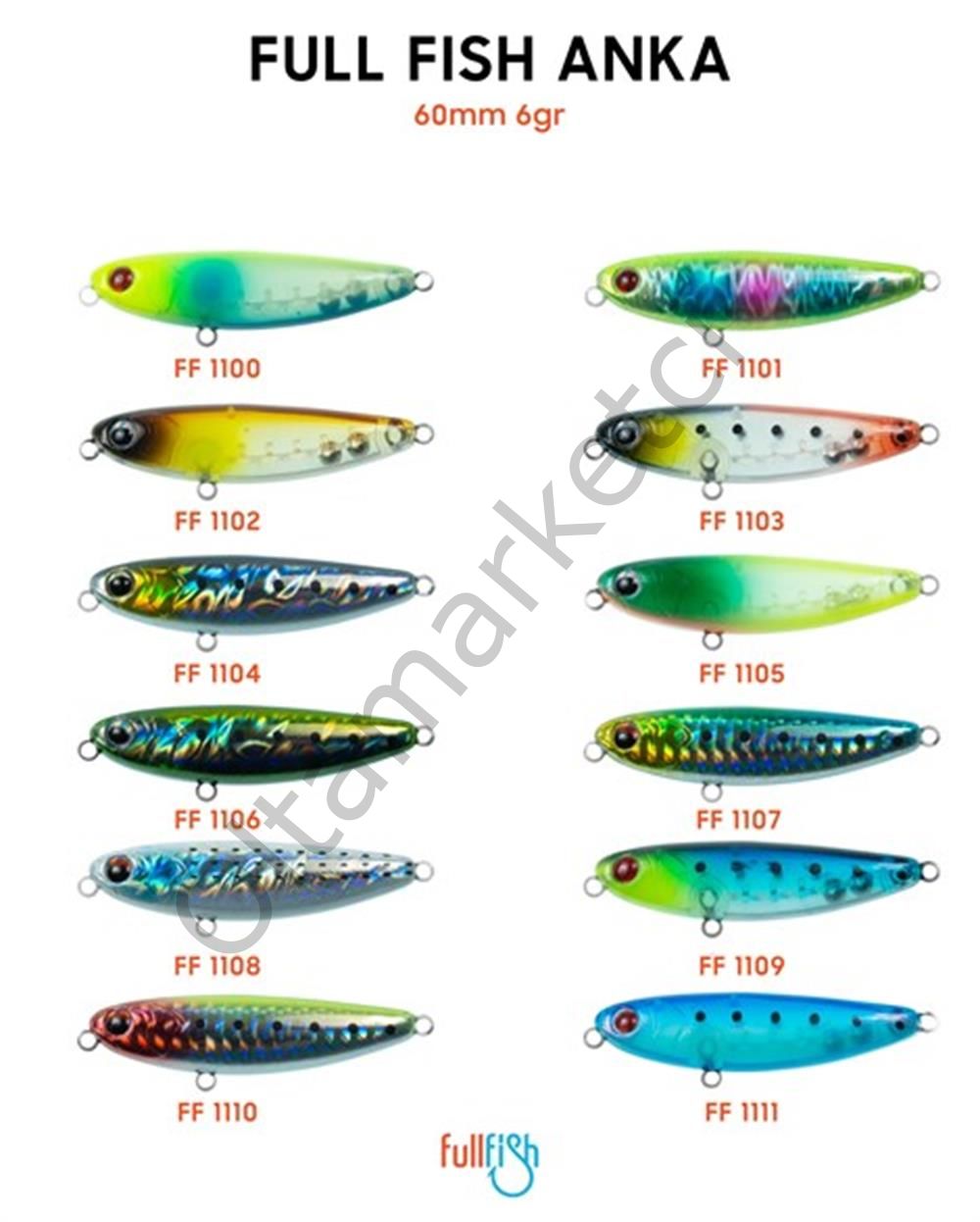 Full Fish Anka 6 Cm 6 Gr Sahte