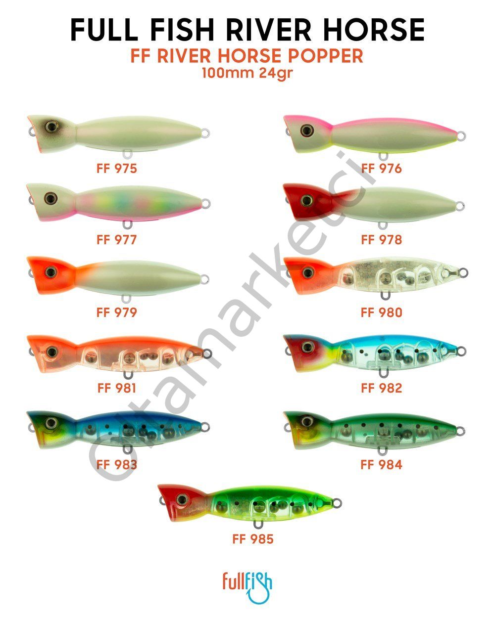 Full Fish River Horse 10 Cm 24 Gr