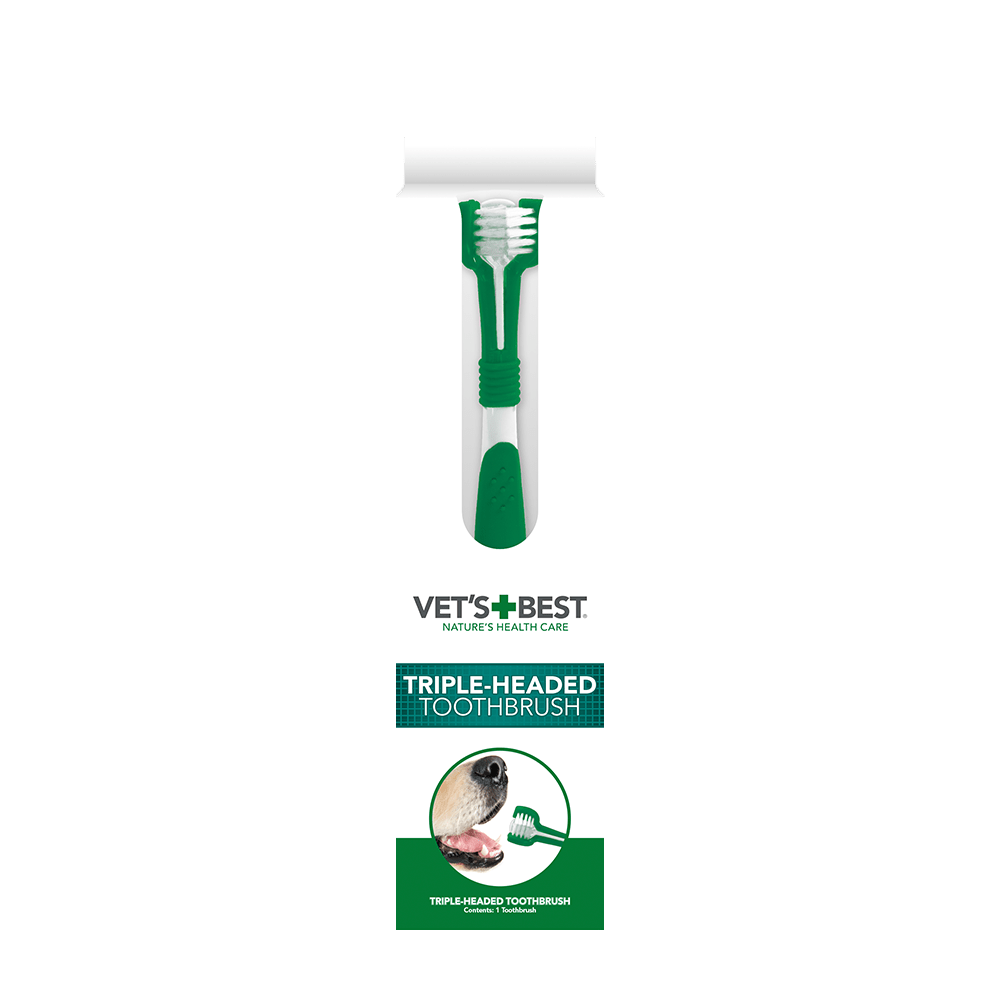 Vet’s Best Üç Başlı Diş Fırçası