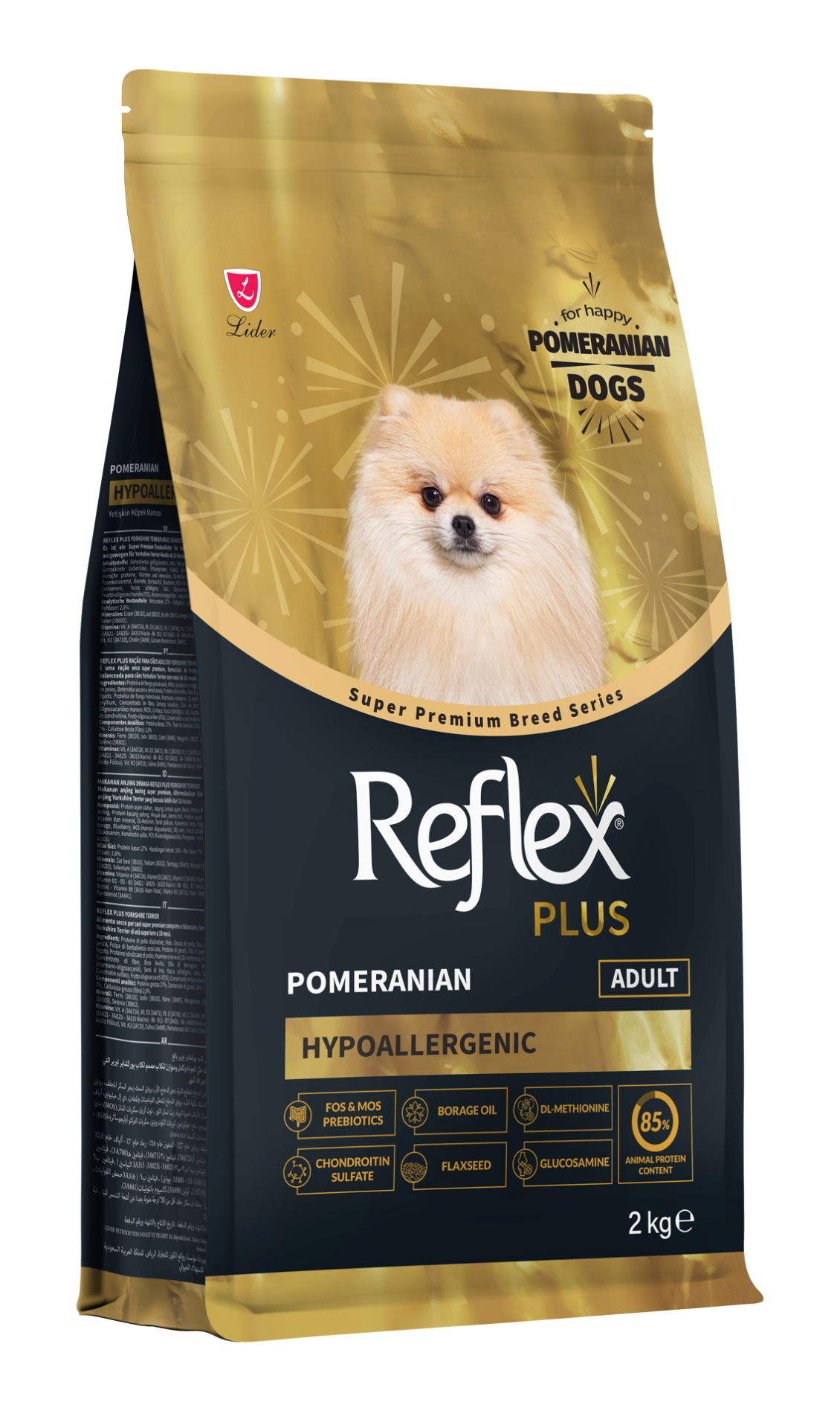 Reflex Plus Pomeranian Yetişkin Köpek Maması 2kg