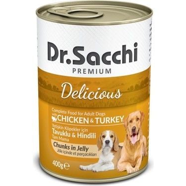 Dr.Sacchı Konserve Köpek Tavuk Hindi 400G