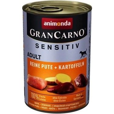 Animonda Gran Carno Sensitive Hindili ve Patatesli 400 gr Yetişkin Konserve Köpek Maması