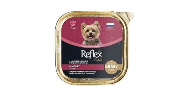 Reflex Plus Gravy Dana Etli 85 gr Küçük Irk Yetişkin Konserve Köpek Maması