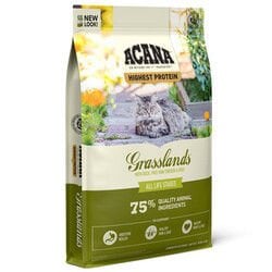 Acana Grasslands Tahılsız Tavuk Ördek ve Hindili 1.8 kg Tüm Yaşam Evreleri Yetişkin Kuru Kedi Maması