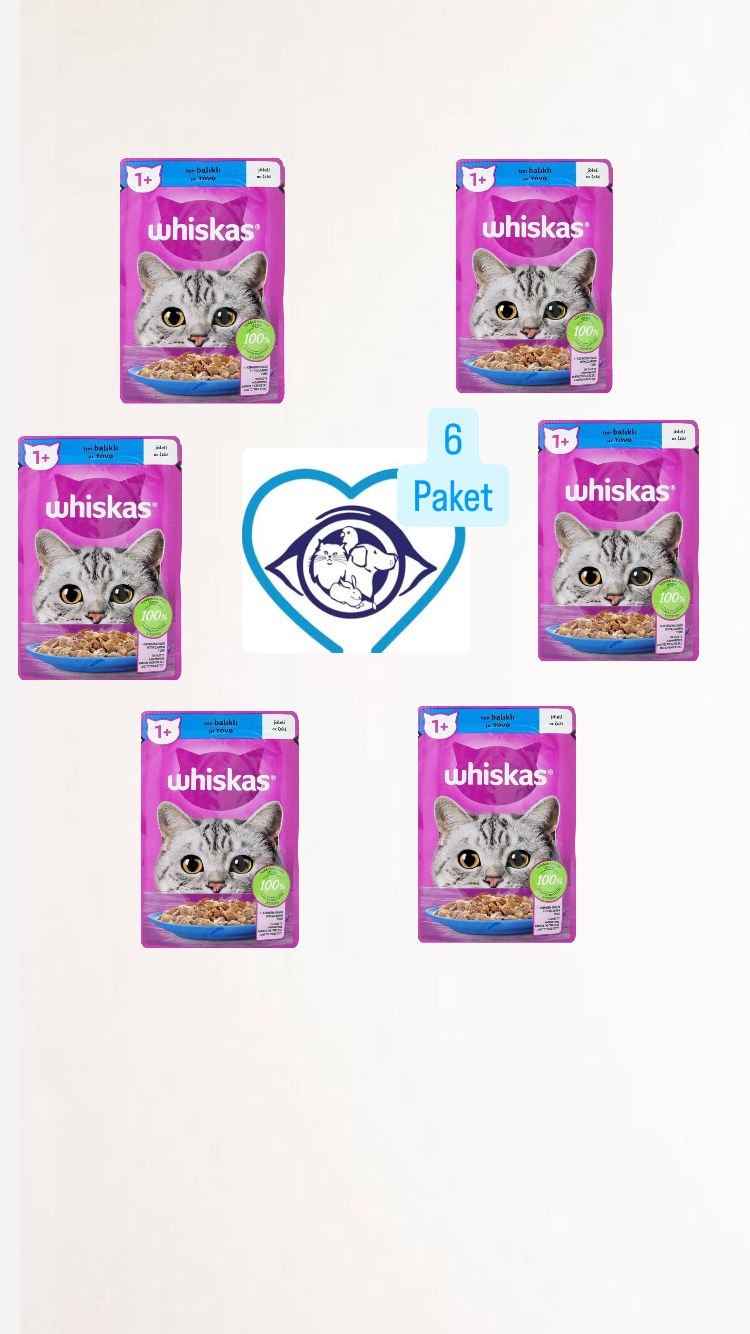 Whiskas Jöleli Ton Balıklı 85 gr 6'lı Yetişkin Kedi Yaş Maması