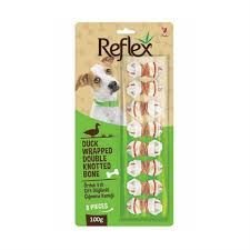 Reflex Ördek Etli Çift Düğümlü Çiğneme Kemiği 8 Adet